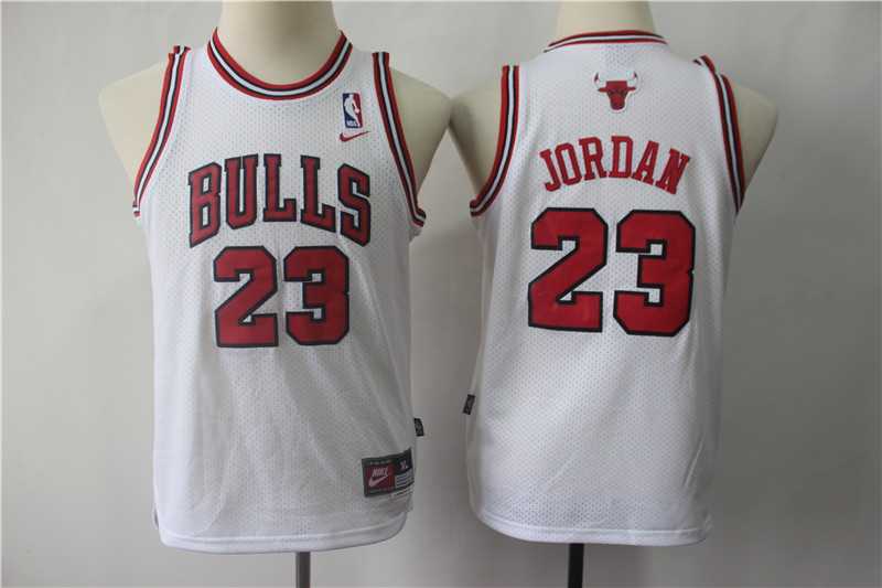 Bulls 23 Michael Jordan White Youth Throwback Nike Swingman Jersey,We sell and wholesale Bulls 23 Michael Jordan White Youth Throwback Nike Swingman Jersey on line form chian!